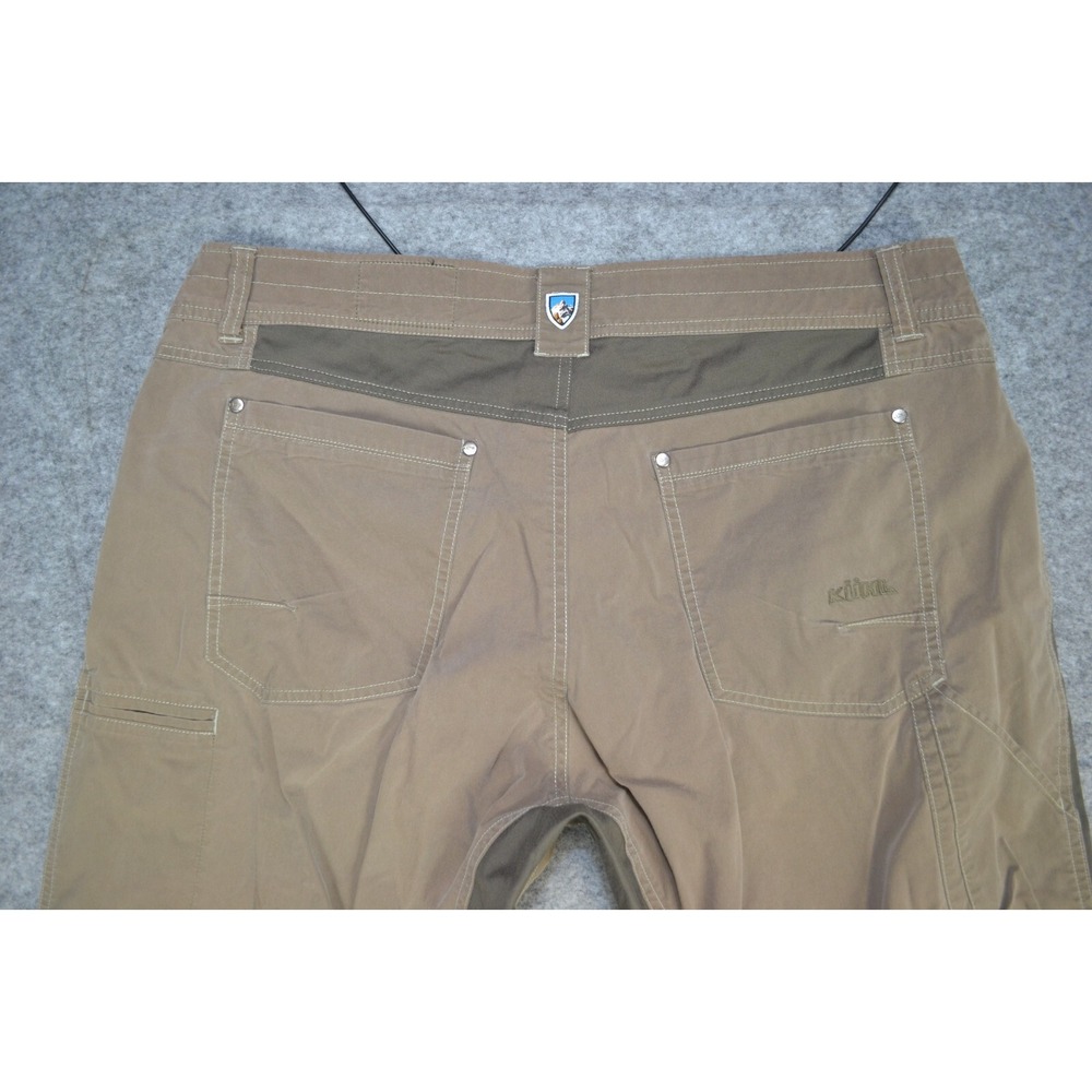 Kuhl Radikl Pants Mens 40x30 Beige Patent Pending Logo 5-Pockets Straight Leg - Picture 13 of 16